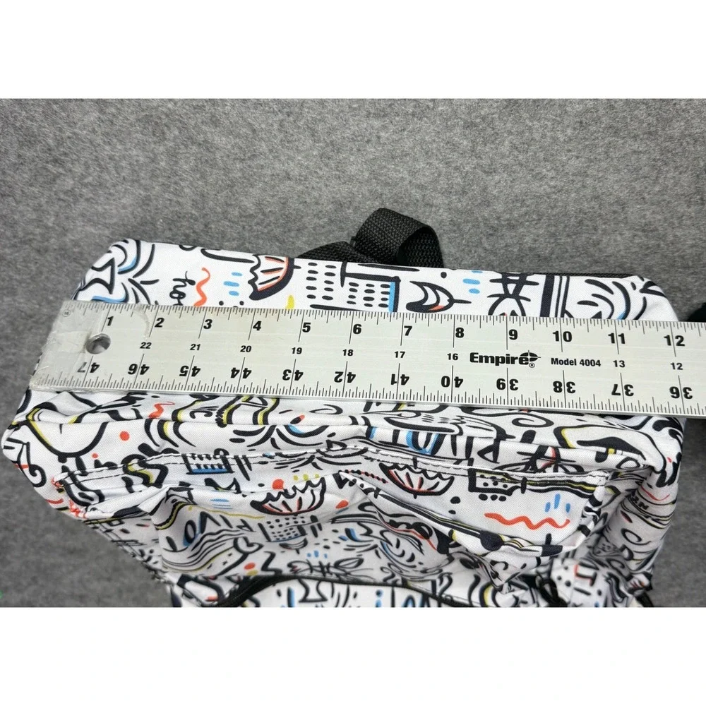 Friends TV Show Doodle Print Backpack White Multi PIVOT BP8SG6FRI NWT